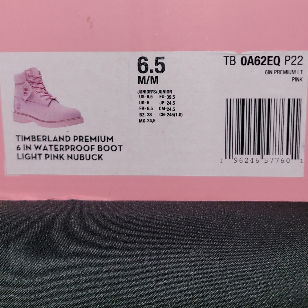 Timberland Pink Lace-Up Boots - Picture 2 of 5